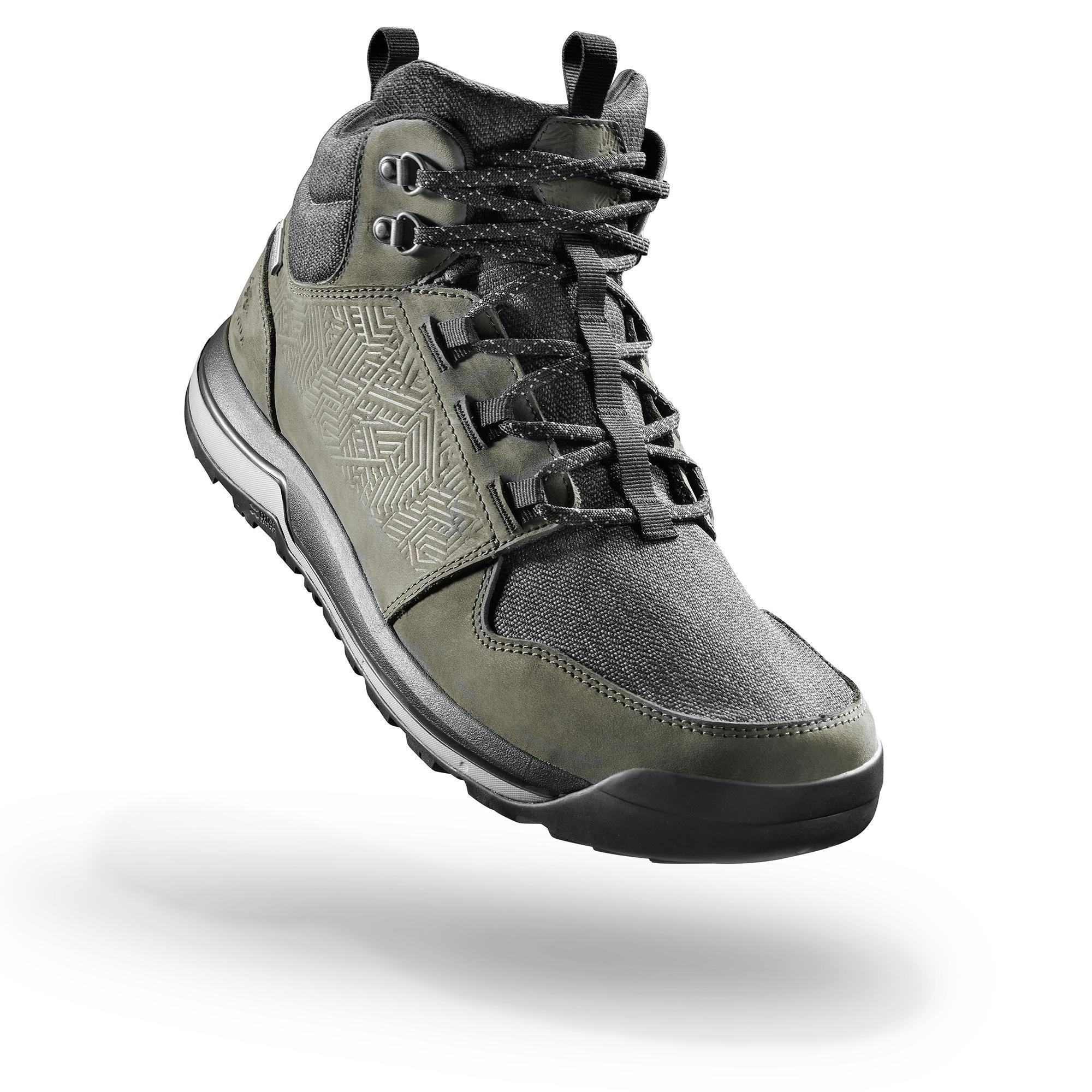 Chaussures randonnée homme Quechua NH500 Mid WP – imperméables & confort – marche nature et sentiers